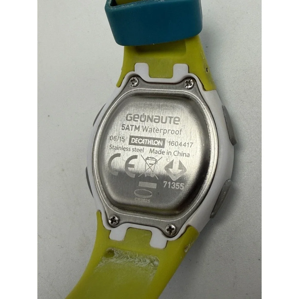 Geonaute Decathlon  New Battery Digital Ladies Watch 34MM 7.25
